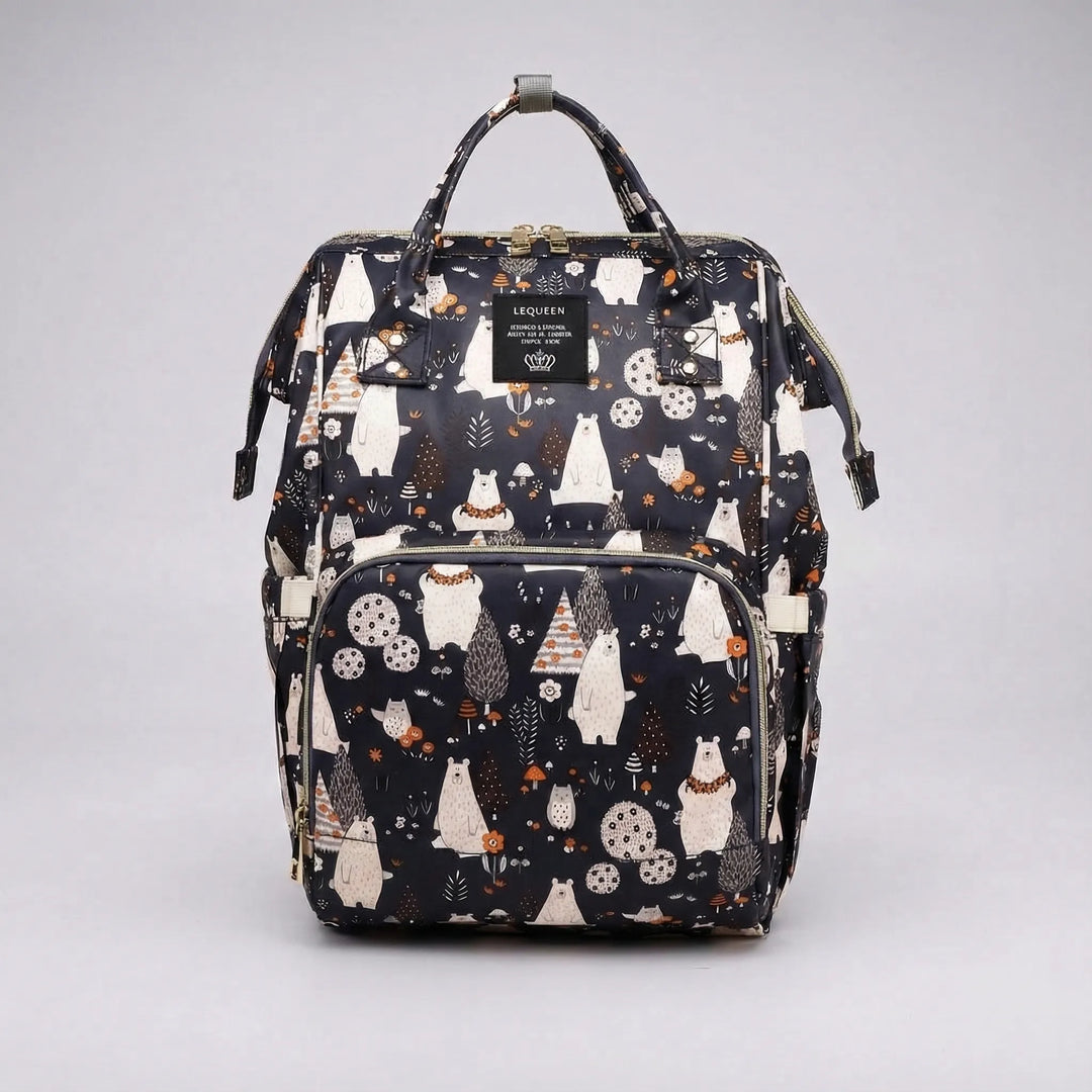 Patterned Diaper Backpack - Omnipack