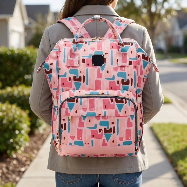 Patterned Diaper Backpack - Omnipack