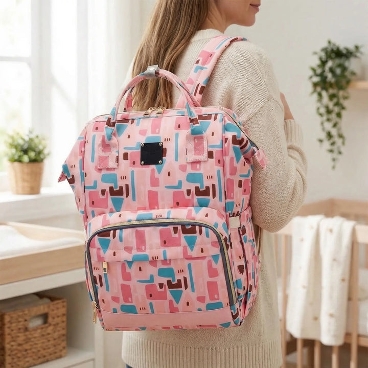Patterned Diaper Backpack - Omnipack