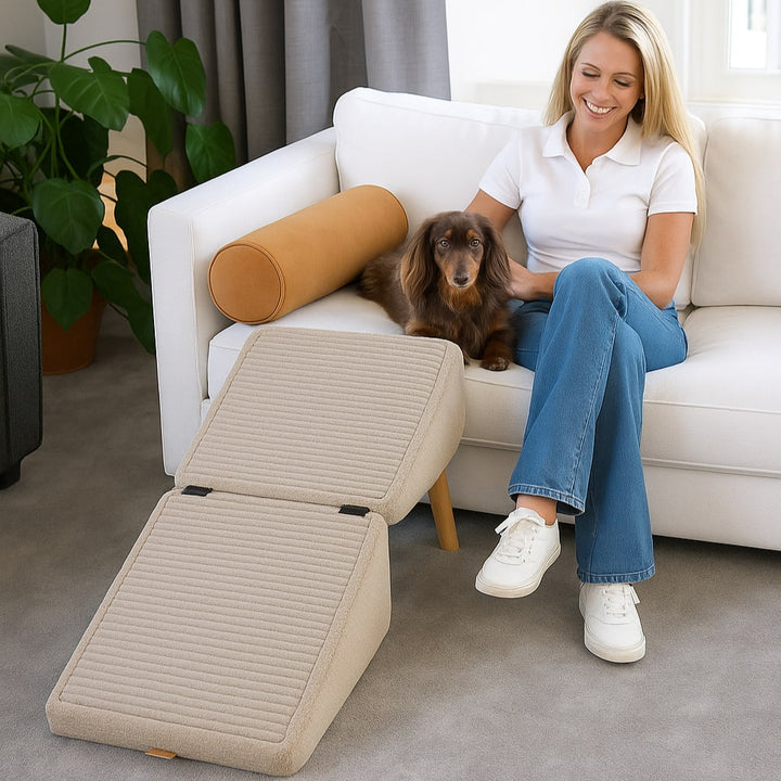 Pet Stair Stool - Foldable Foam Steps for Sofas & Beds 5