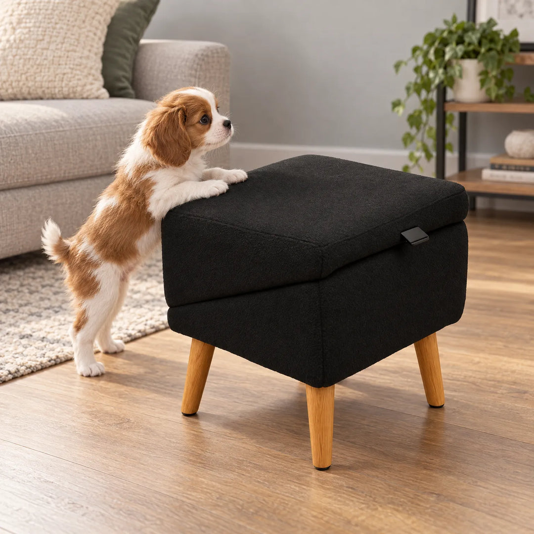 Pet Stair Stool - Foldable Foam Steps for Sofas & Beds