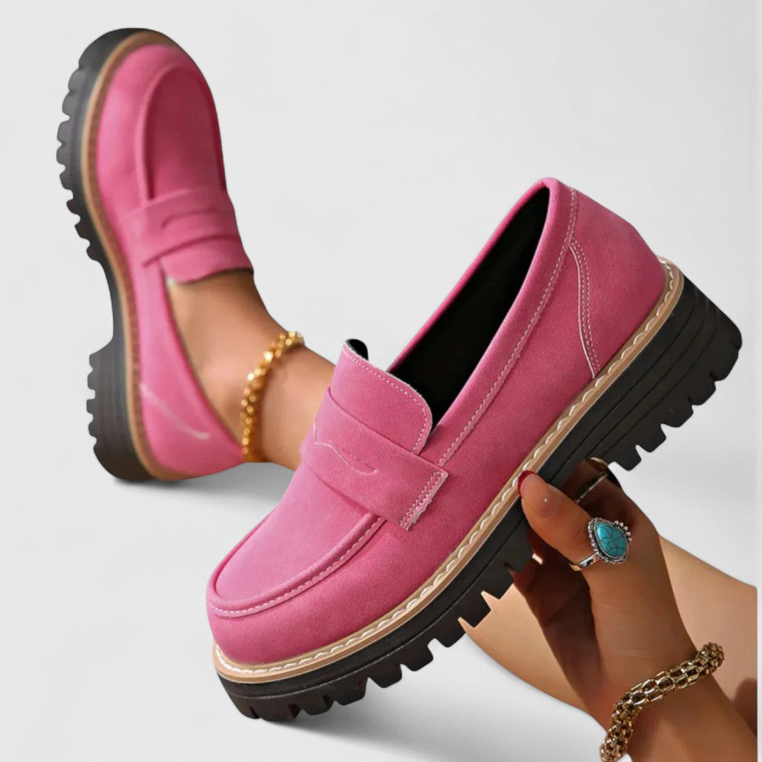 Platform Penny Loafers with Chunky Lug Sole 3