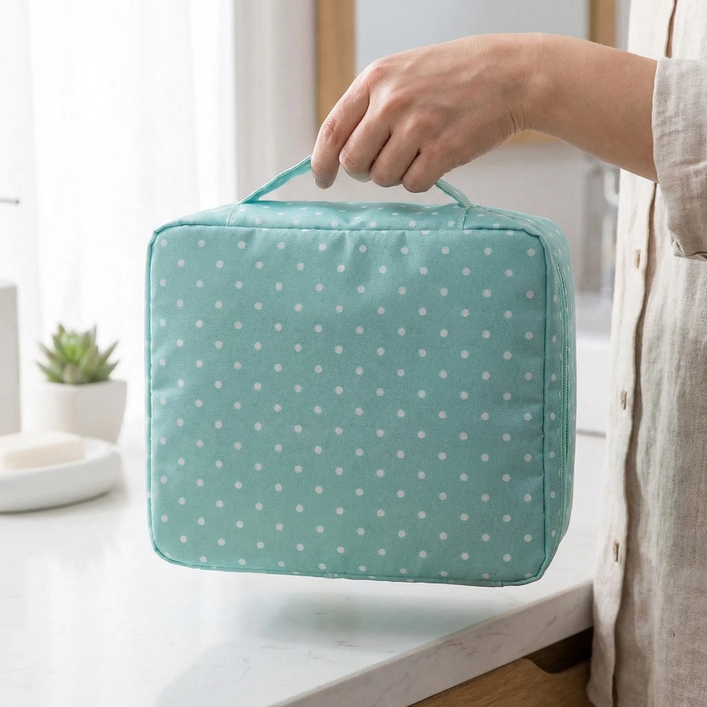 Polka Dot Cosmetic Bag - Sortina