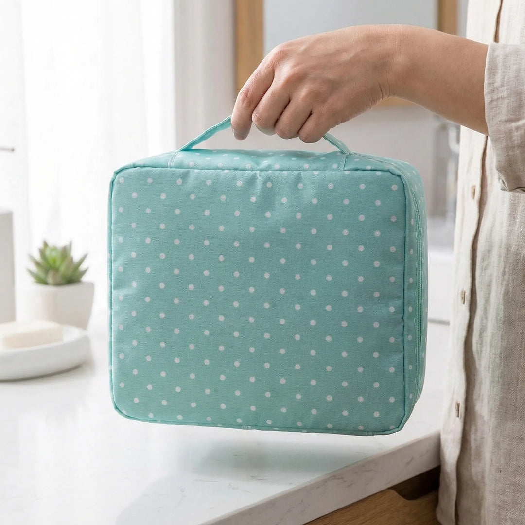Polka Dot Cosmetic Bag - Sortina
