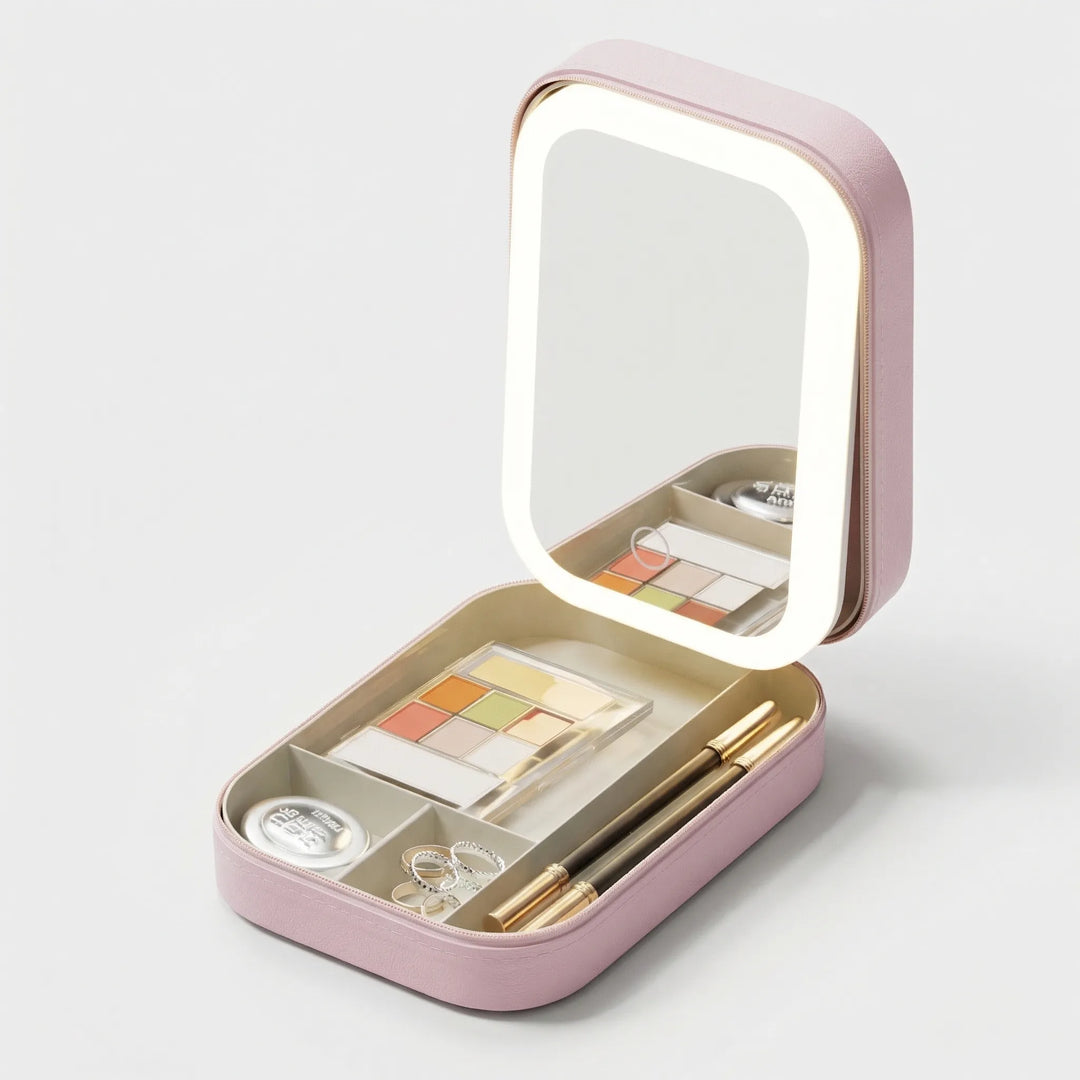 Portable Lighted Makeup Case - Lumivolt