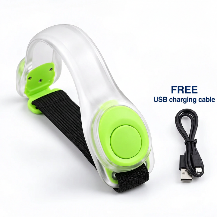 Rechargeable LED Light-Up Sports Armband for Night Running and Cycling 11