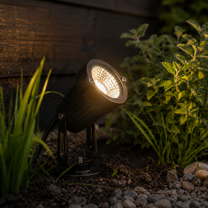 Adjustable LED Garden Spotlight with Ground Stake - 5W IP65 Waterproof for Yard, Path & Driveway 6