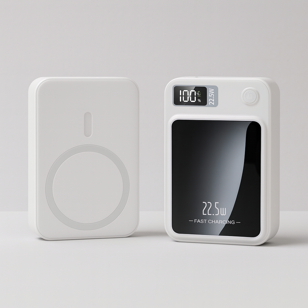 Portable 20000mAh Power Bank with 22.5W Fast Charging and Wireless Charging 2