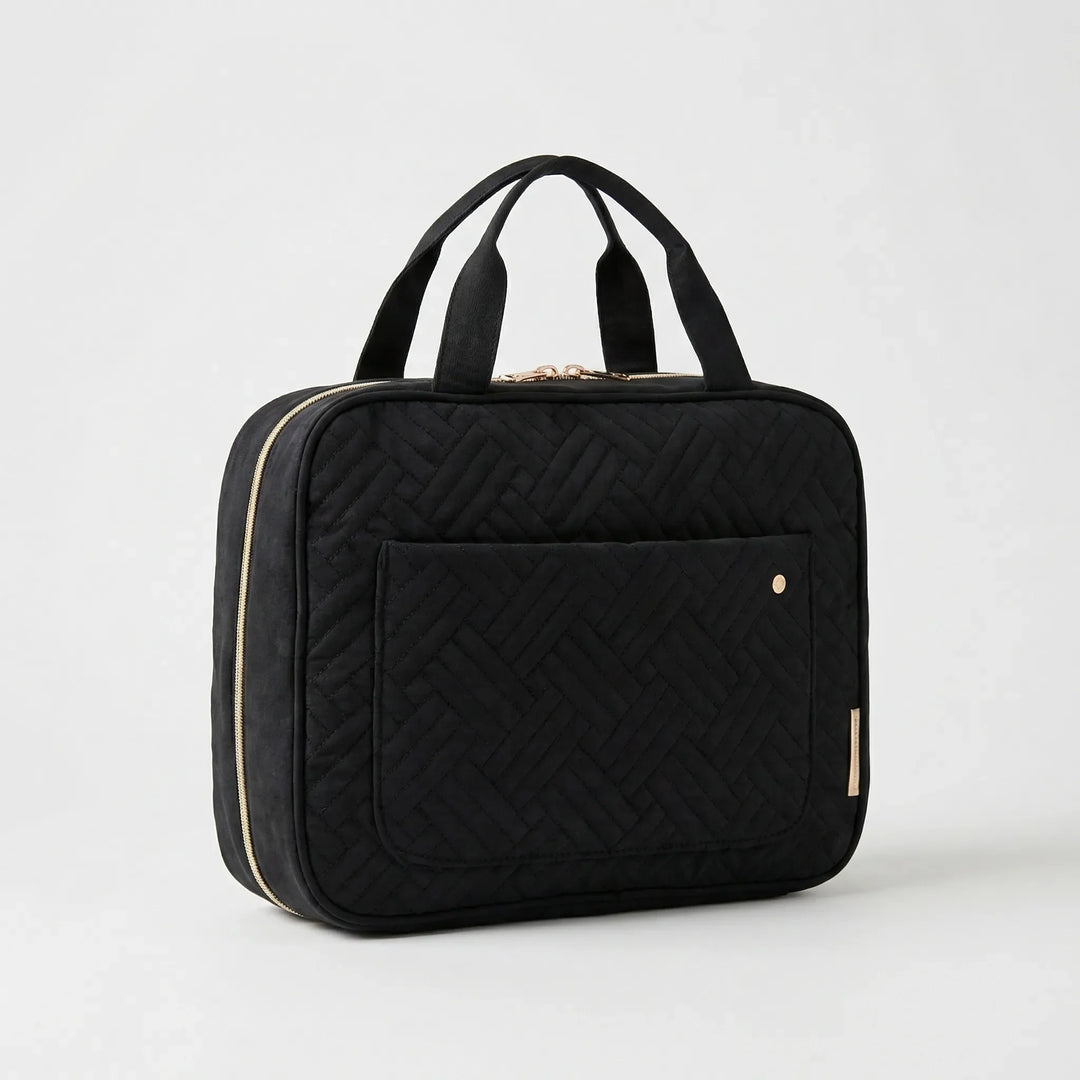 Quilted Travel Toiletry Bag - Quiltia