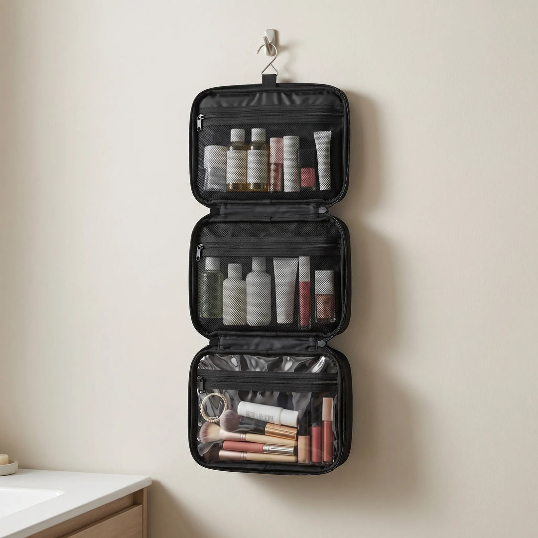 Quilted Travel Toiletry Bag - Quiltia