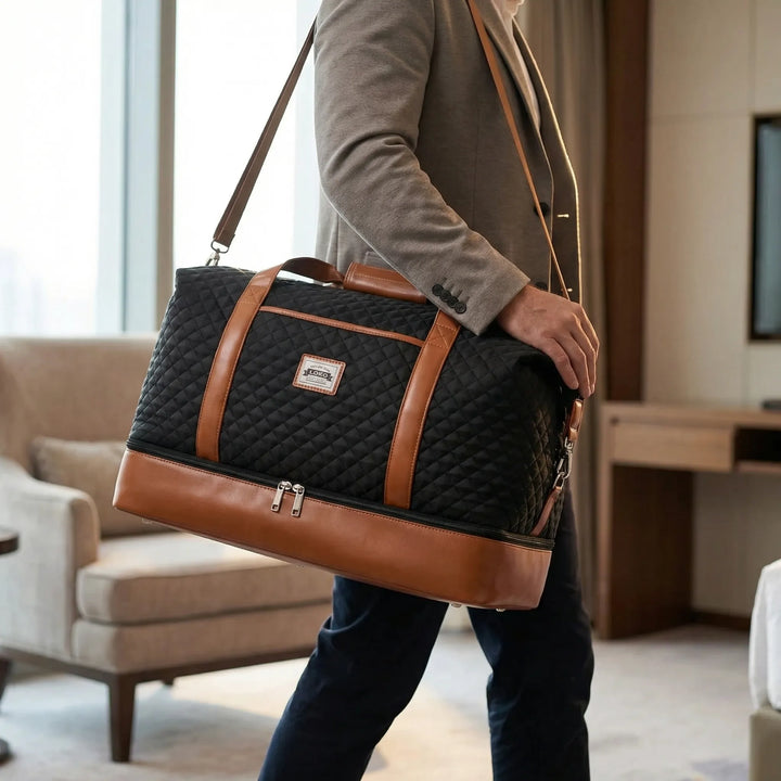 Quilted Travel Weekender Bag - Journex