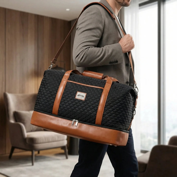 Quilted Travel Weekender Bag - Journex