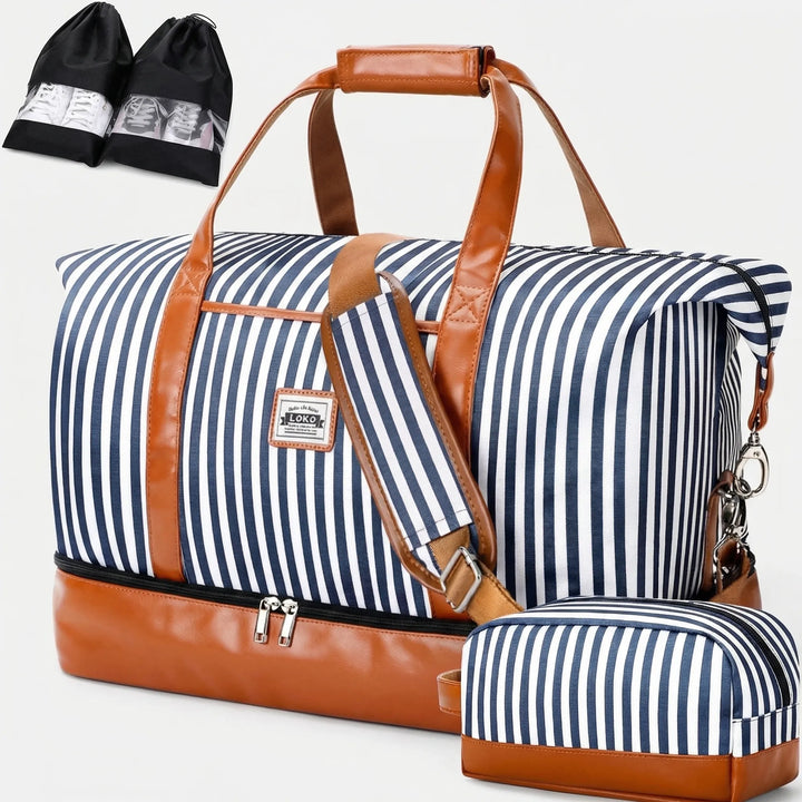 Quilted Weekender Bag Set - Valora