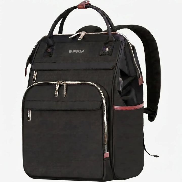 Expandable Quilted Laptop Backpack - Quiltrex