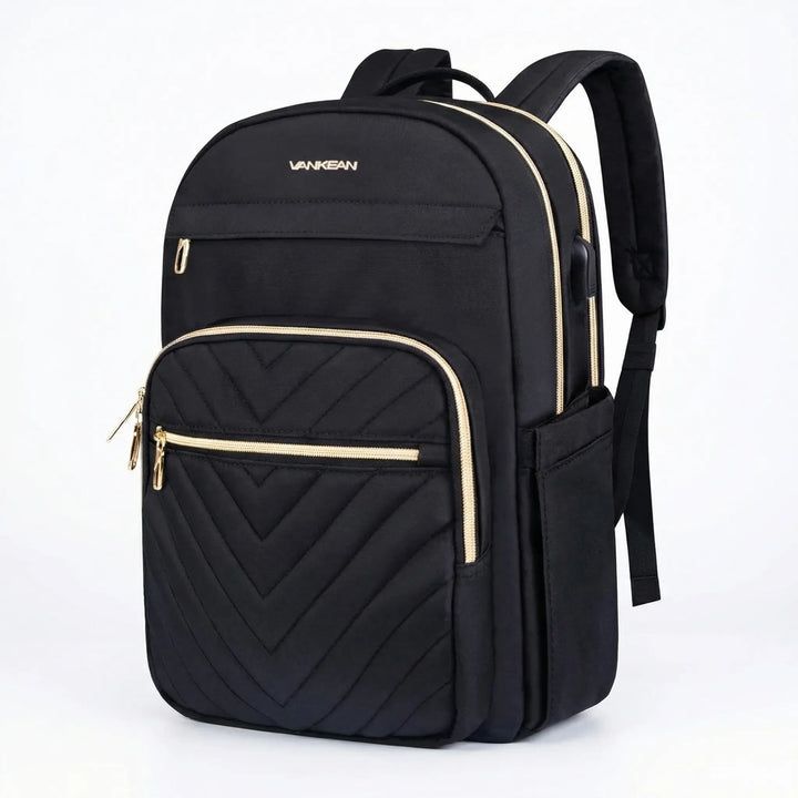 Water-Repellent Laptop Backpack With USB Port - Packova