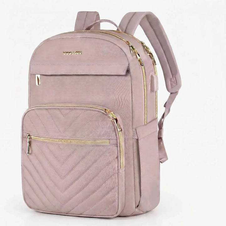 Water-Repellent Laptop Backpack With USB Port - Packova