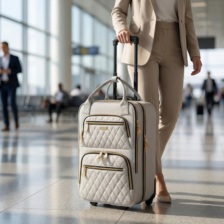 Compact Under-Seat Wheeled Trolley Bag - Voyajet