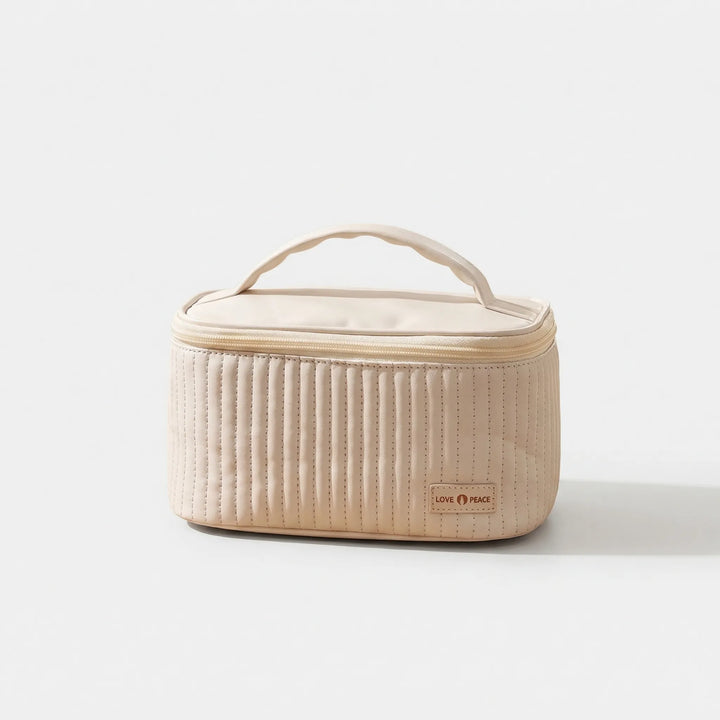 Quilted Rectangular Toiletry Bag With Handle - Neatrova