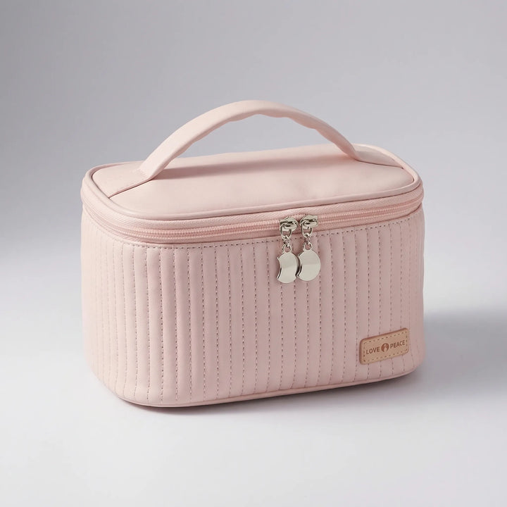 Quilted Rectangular Toiletry Bag With Handle - Neatrova