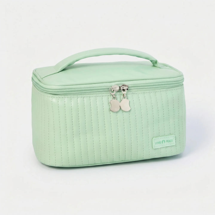 Quilted Rectangular Toiletry Bag With Handle - Neatrova