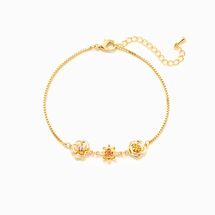 Birth Flower Bracelet - One Flower per Child 1