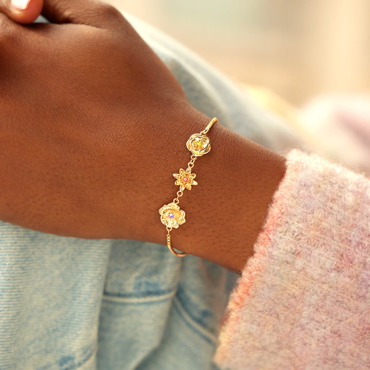Birth Flower Bracelet - One Flower per Child 10