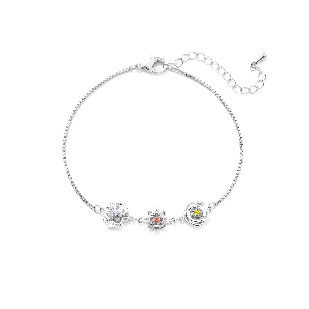Birth Flower Bracelet - One Flower per Child 2