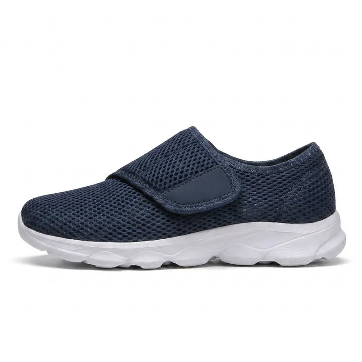 Comfort Orthopedic Walking Shoes with Hook-and-Loop Strap for Wide or Swollen Feet 1