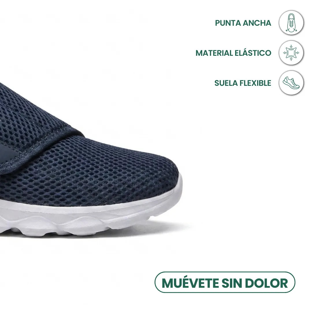 Comfort Orthopedic Walking Shoes with Hook-and-Loop Strap for Wide or Swollen Feet 5
