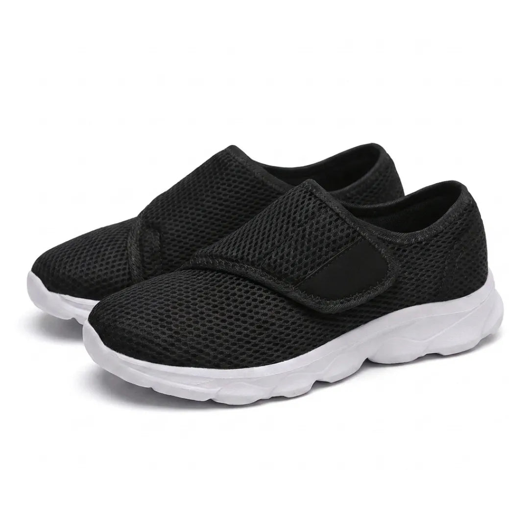 Comfort Orthopedic Walking Shoes with Hook-and-Loop Strap for Wide or Swollen Feet 25