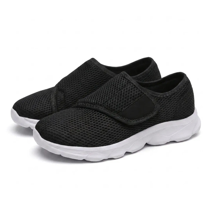 Comfort Orthopedic Walking Shoes with Hook-and-Loop Strap for Wide or Swollen Feet 25