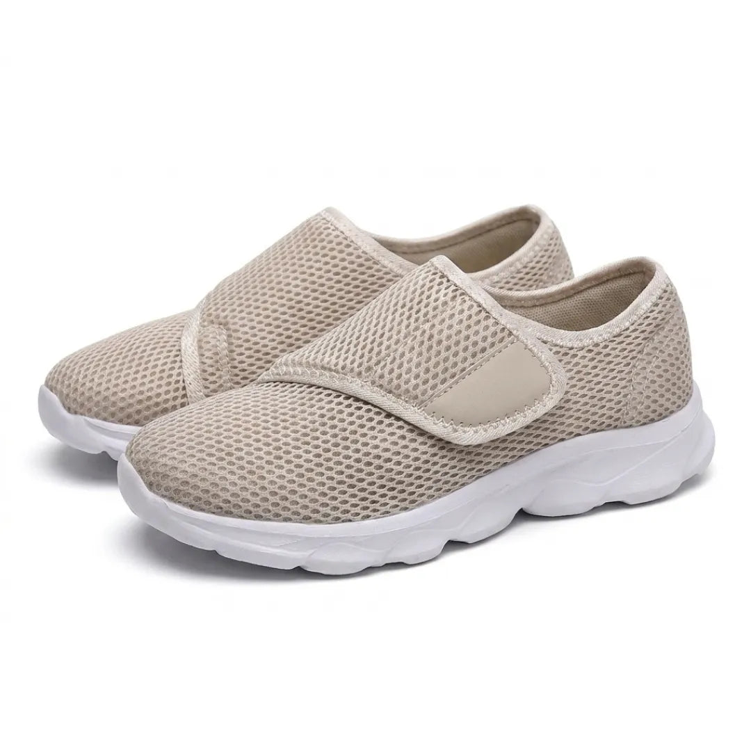 Comfort Orthopedic Walking Shoes with Hook-and-Loop Strap for Wide or Swollen Feet 34