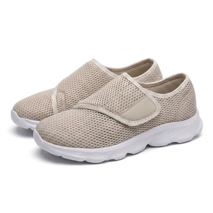 Comfort Orthopedic Walking Shoes with Hook-and-Loop Strap for Wide or Swollen Feet 34