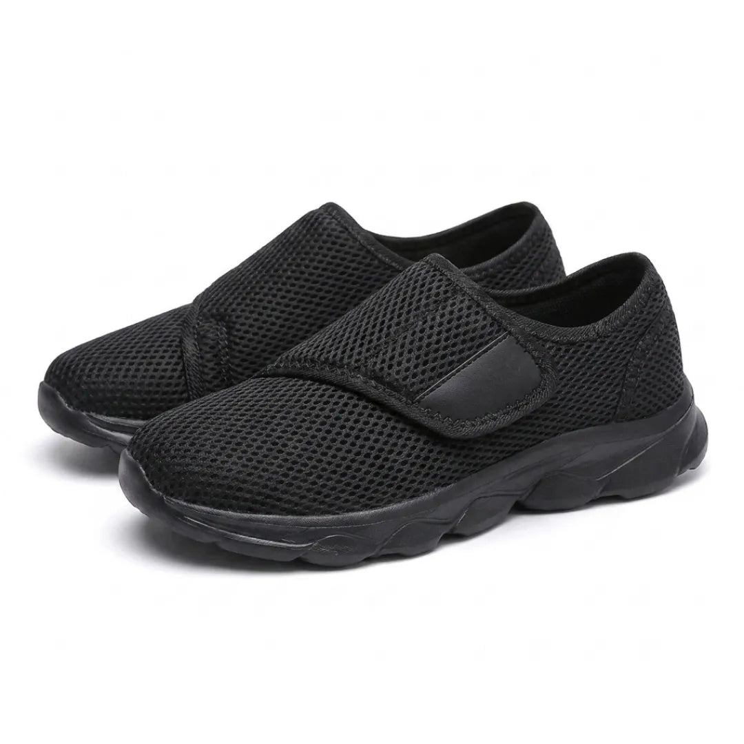 Comfort Orthopedic Walking Shoes with Hook-and-Loop Strap for Wide or Swollen Feet 16