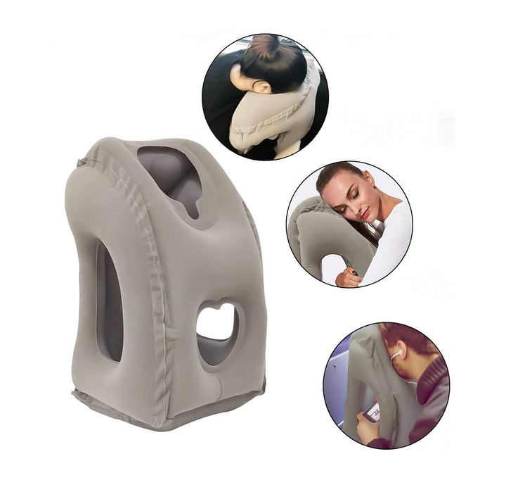 Inflatable Travel Neck Pillow for Comfort on the Go 1