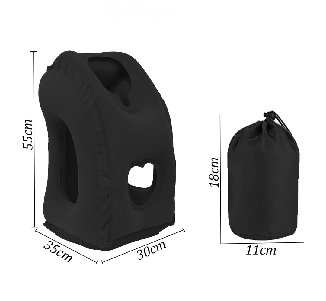 Inflatable Travel Neck Pillow for Comfort on the Go 2