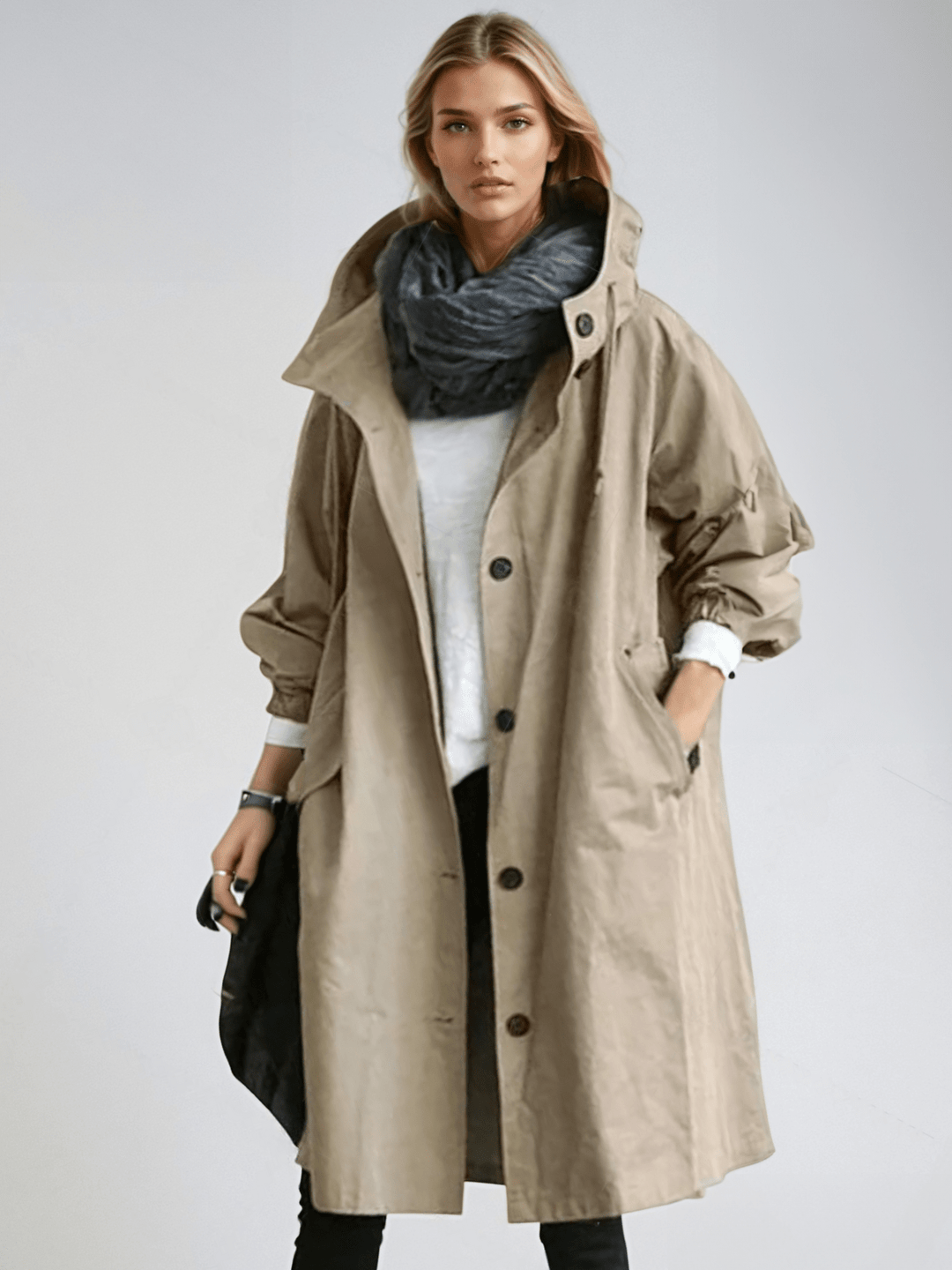 Relaxed Fit Trench Coat 3