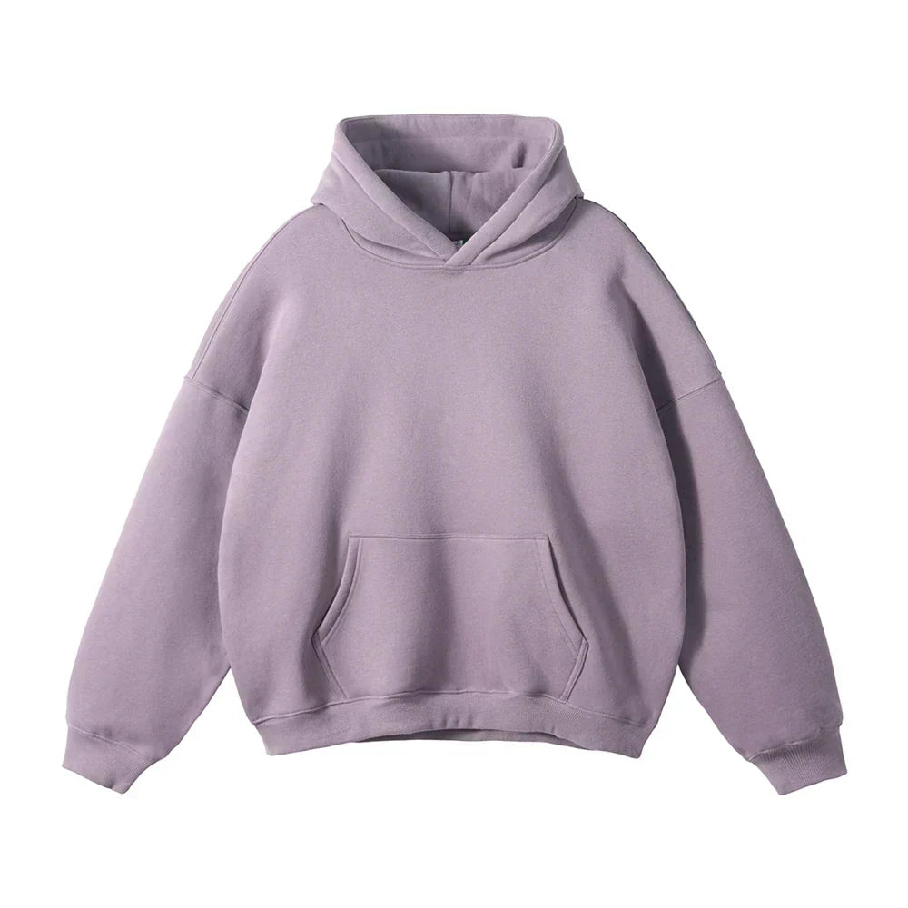 Relaxed Men's Pullover Hoodie With Kangaroo Pocket 11