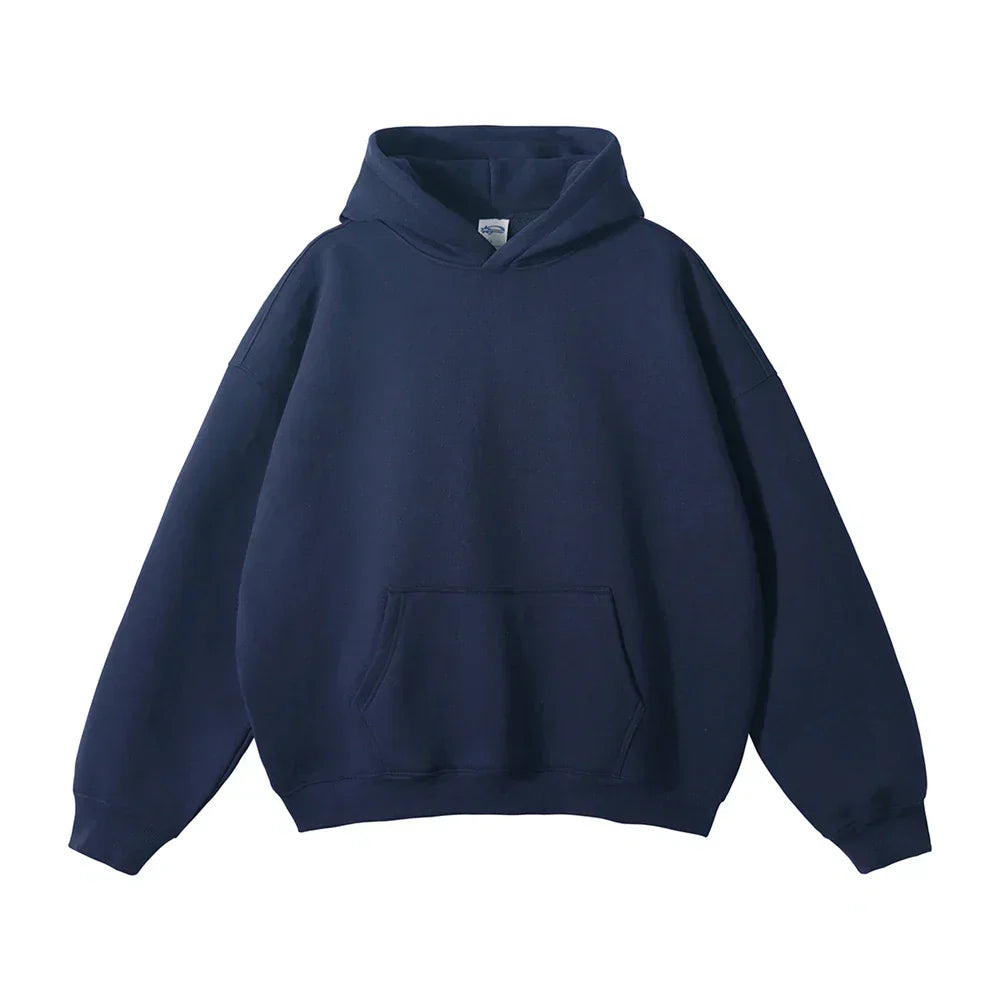 Relaxed Men's Pullover Hoodie With Kangaroo Pocket 12