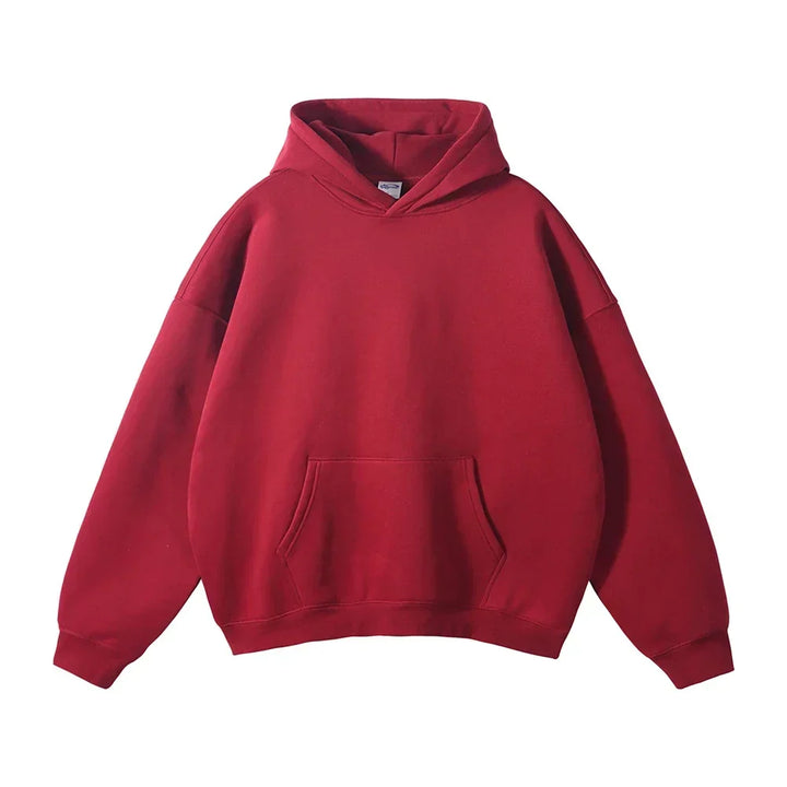Relaxed Men's Pullover Hoodie With Kangaroo Pocket 14