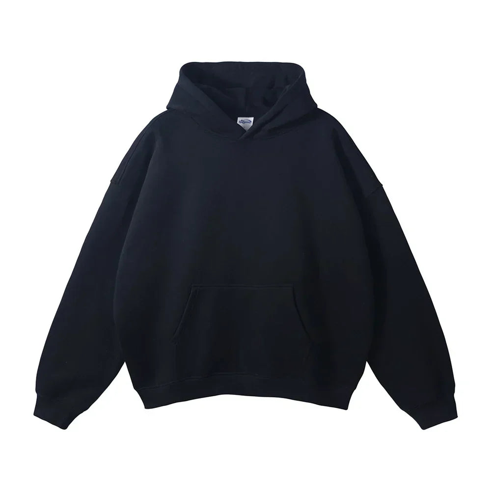 Relaxed Men's Pullover Hoodie With Kangaroo Pocket 19