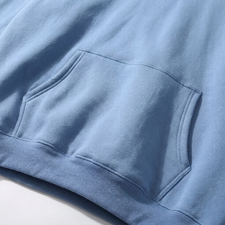 Relaxed Men's Pullover Hoodie With Kangaroo Pocket 3