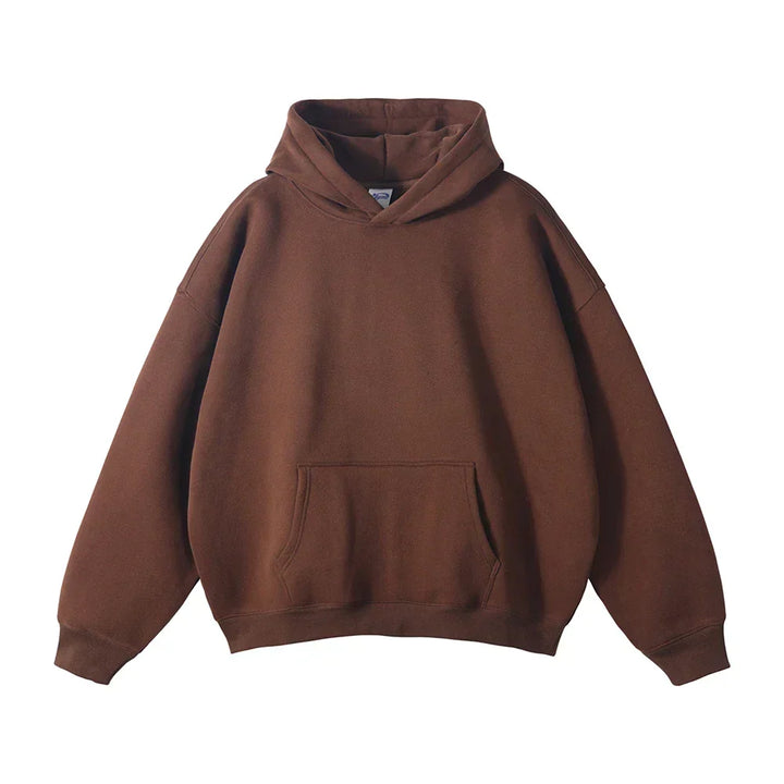 Relaxed Men's Pullover Hoodie With Kangaroo Pocket 4