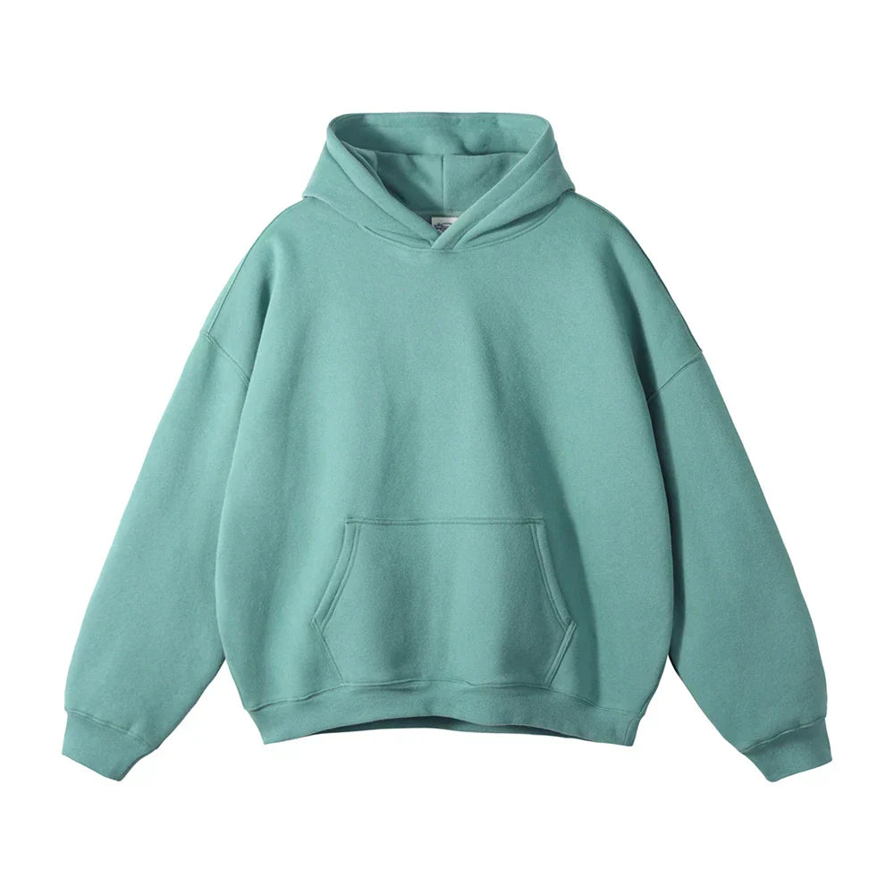 Relaxed Men's Pullover Hoodie With Kangaroo Pocket 6