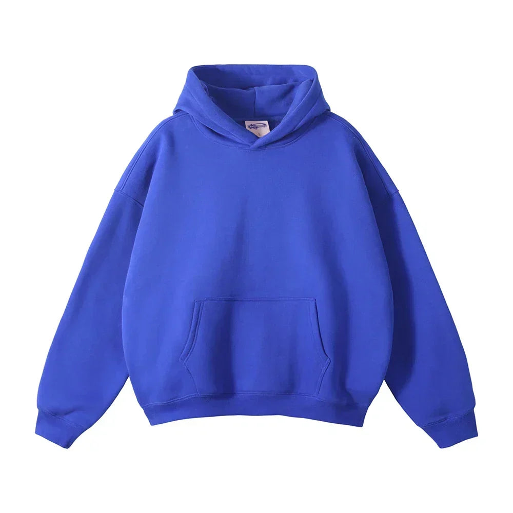 Relaxed Men's Pullover Hoodie With Kangaroo Pocket 7