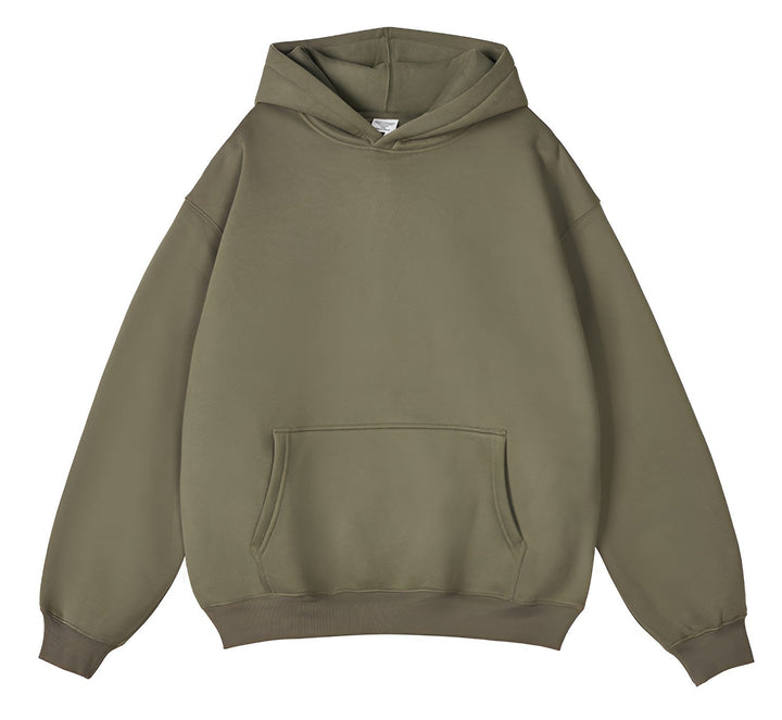 Relaxed Men's Pullover Hoodie With Kangaroo Pocket 9