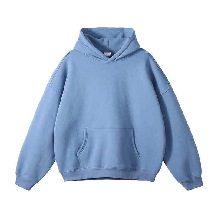 Relaxed Men's Pullover Hoodie With Kangaroo Pocket 1