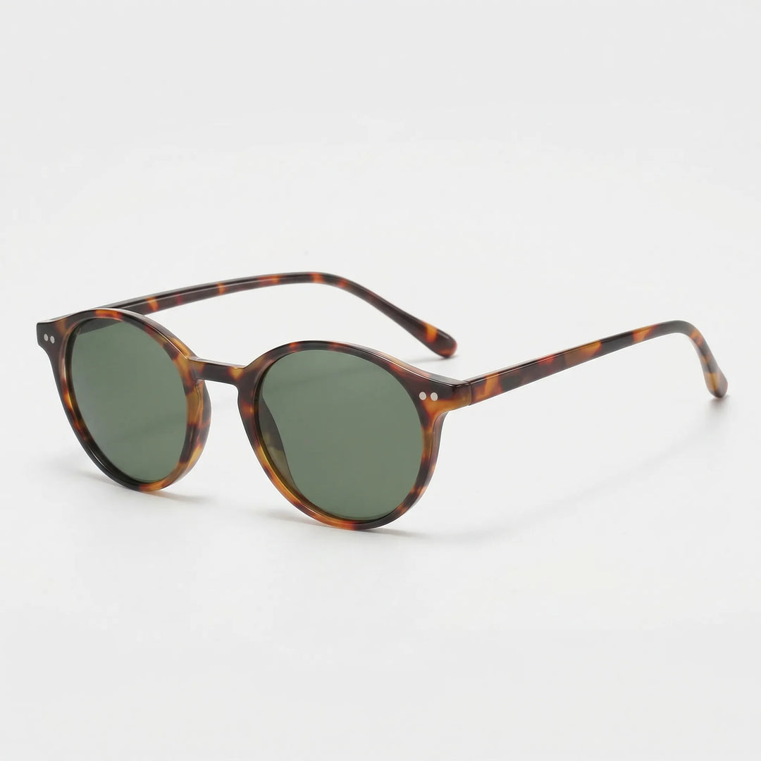 Retro Round Frame Sunglasses - Lumura