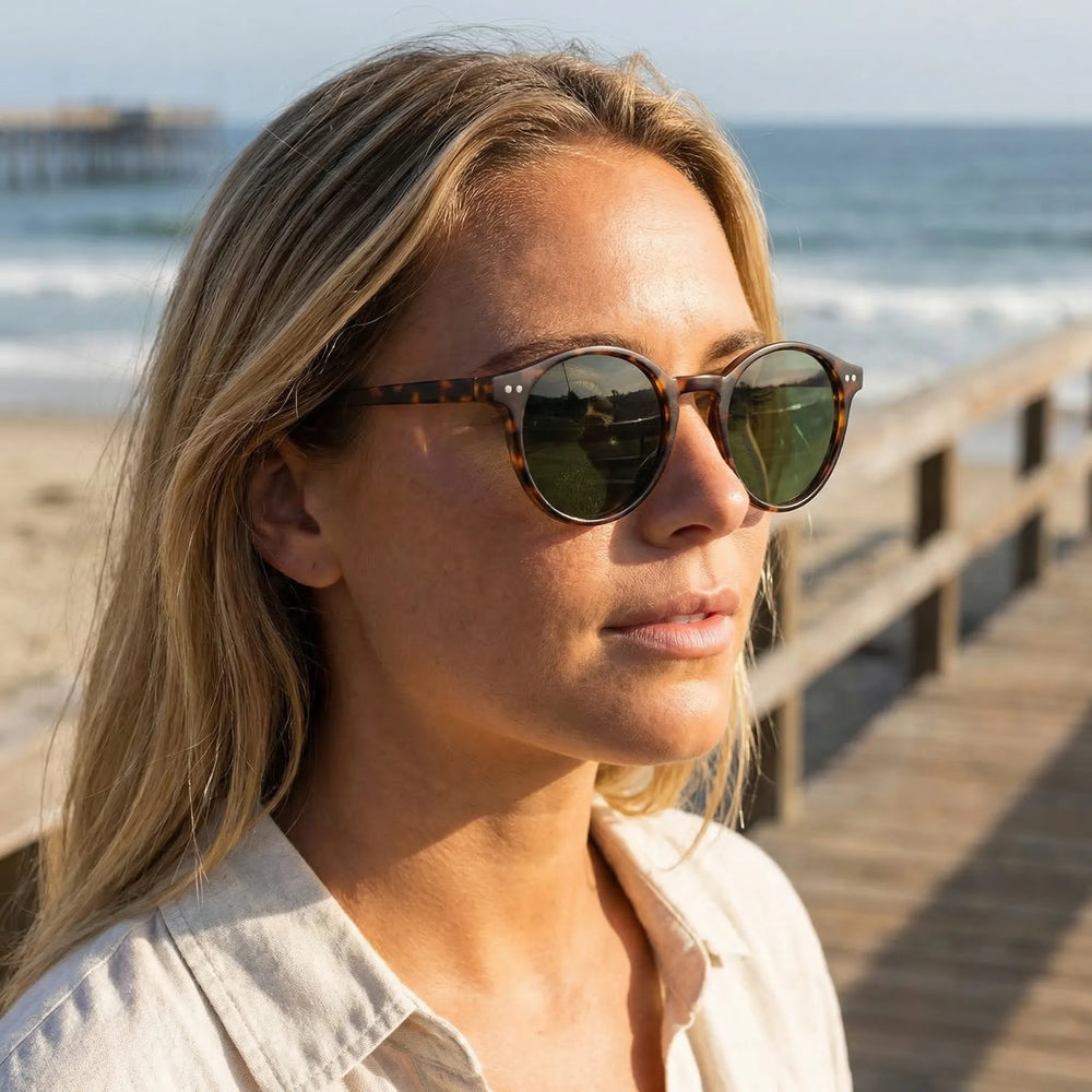 Retro Round Sunglasses - Vintura