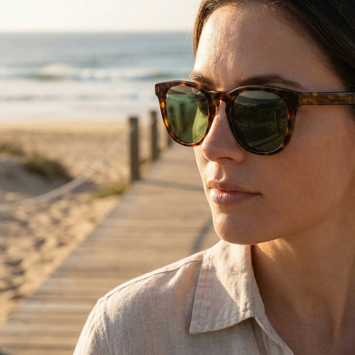 Retro Round Sunglasses - Vintura